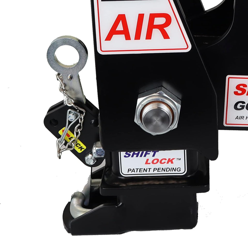Gooseneck Air Hitch & Coupler, Round 4" Straight Pin 30K SL Y168