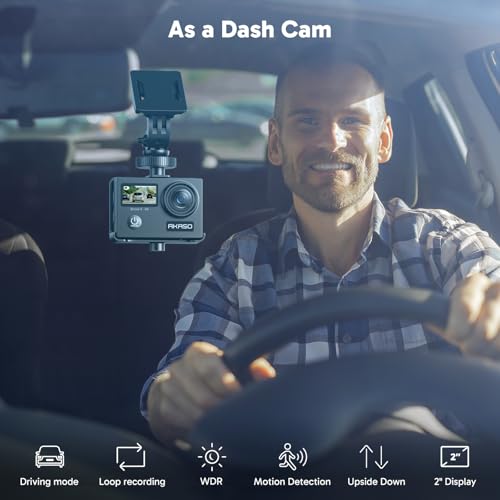 4K 30fps 20MP Waterproof Action Camera with 64GB MicroSD Card L227