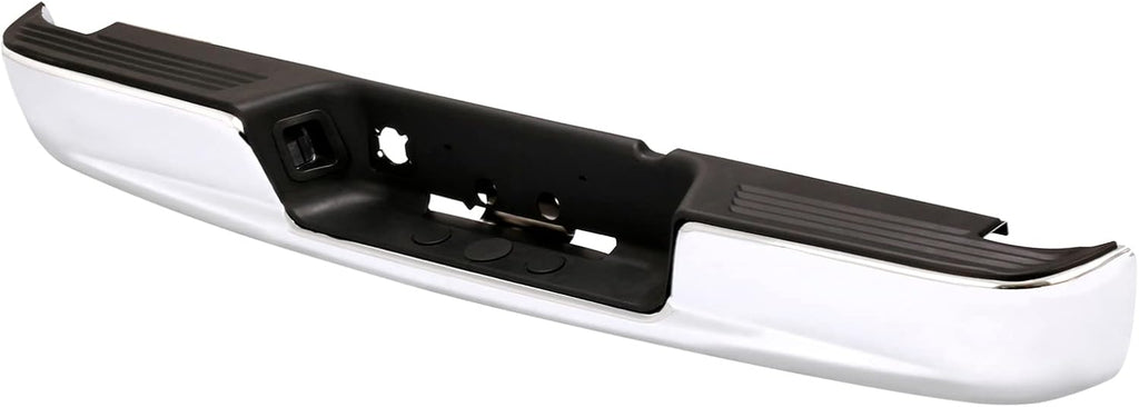 Rear Chrome Step Bumper Face Bar Assembly for Dodge Ram Pickup 2002-2009 W940