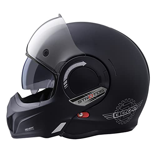 Full Face Motorcycle Helmet with Anti-Fog Dual Visors B732776