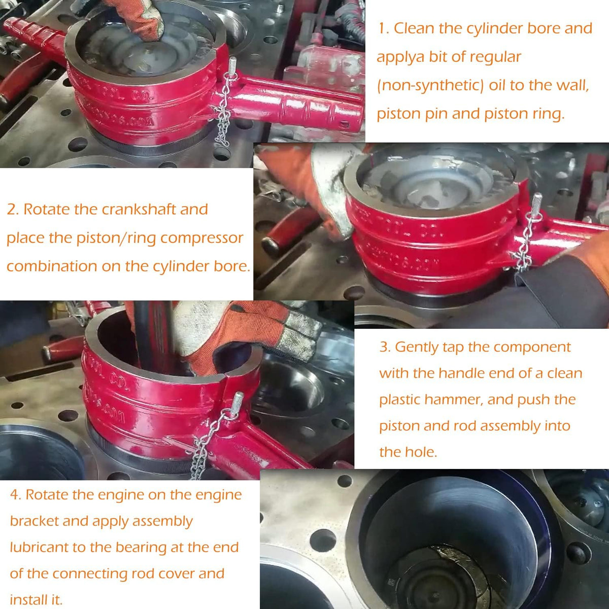 Piston Ring Compressor Remover Installer T75621