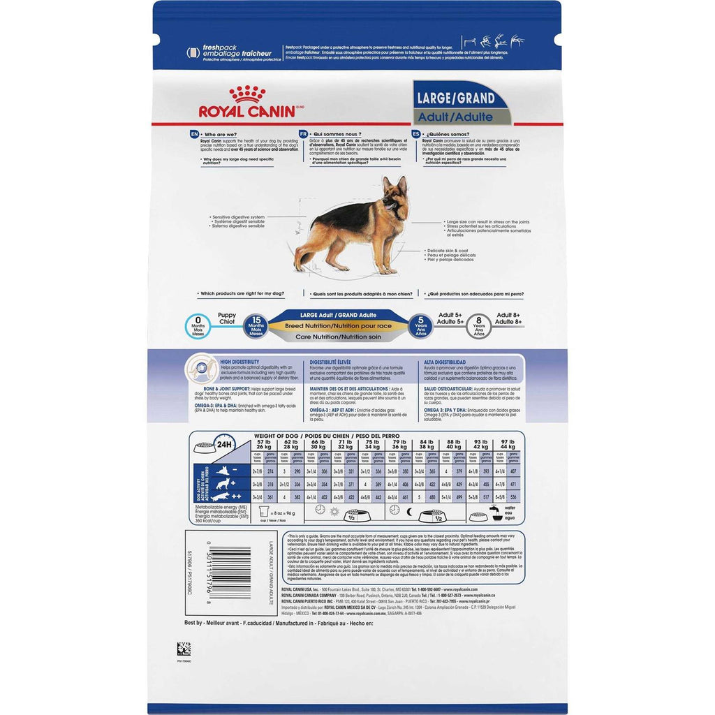 Large Breed Adult Dog Dry Food Y727446