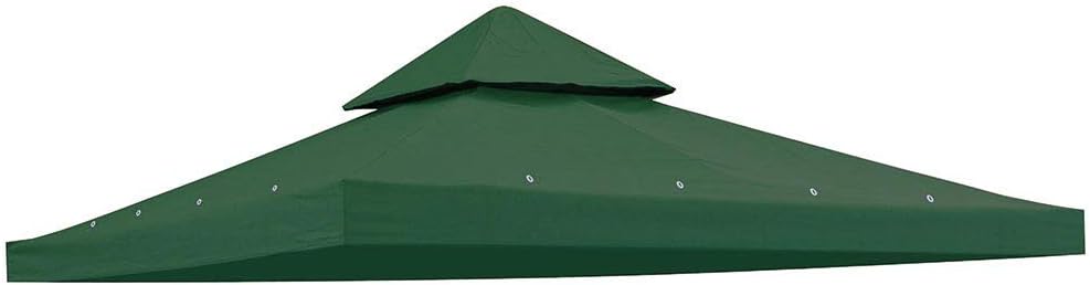 Green 117x117 Canopy Top Replacement for Dual-Tier Gazebo Cover Q235