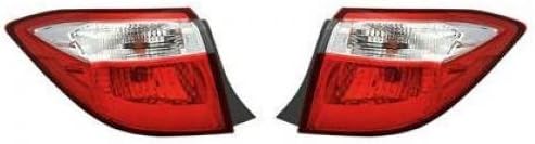 Pair Outer Tail Lights for 2014-2016 Toyota Corolla H4627