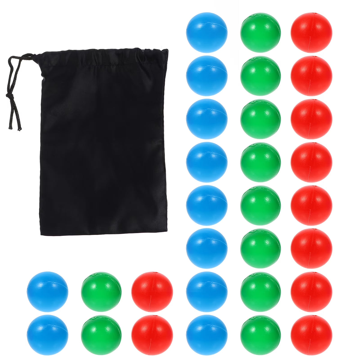 30pcs 15mm Colorful Plastic Balls Teaching Ball Toy T18940