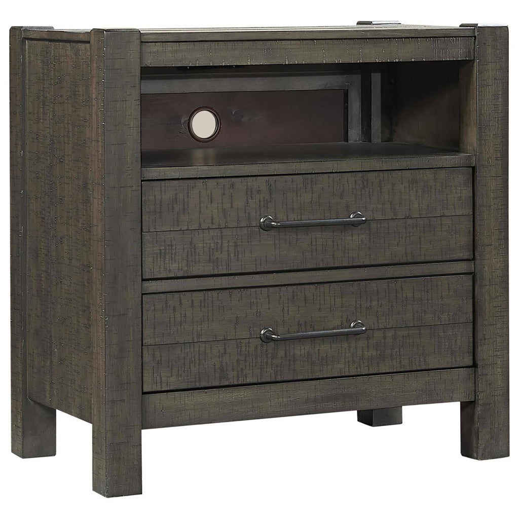 2 Drawer Nightstand in Carob Q12610