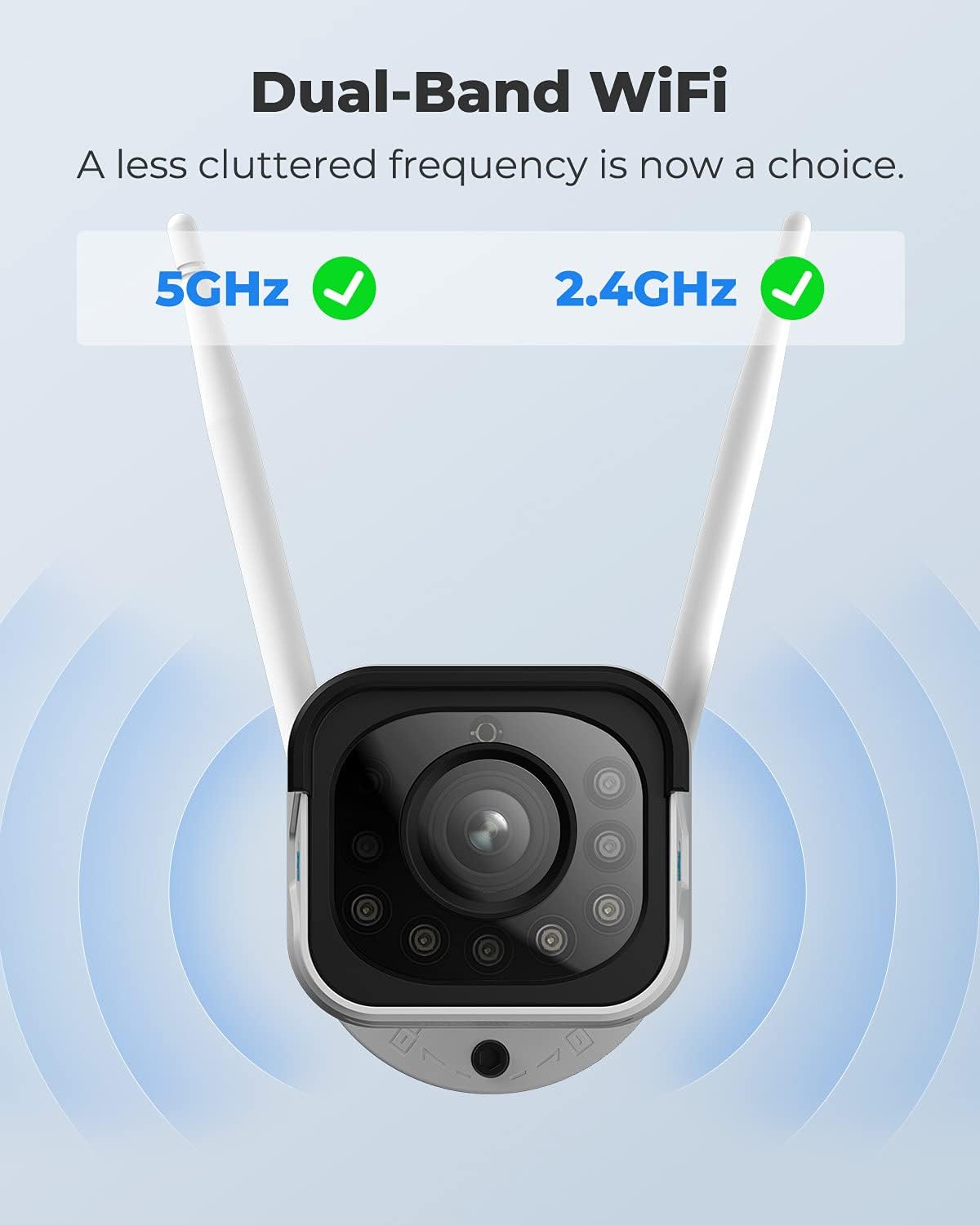 5MP Security Camera Outdoor with Spotlights, 5X Optical Zoom, Color Night Vision G1659