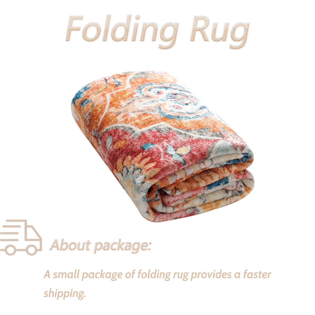 3'x5' Machine Washable Oriental Distressed Area Rug P46230