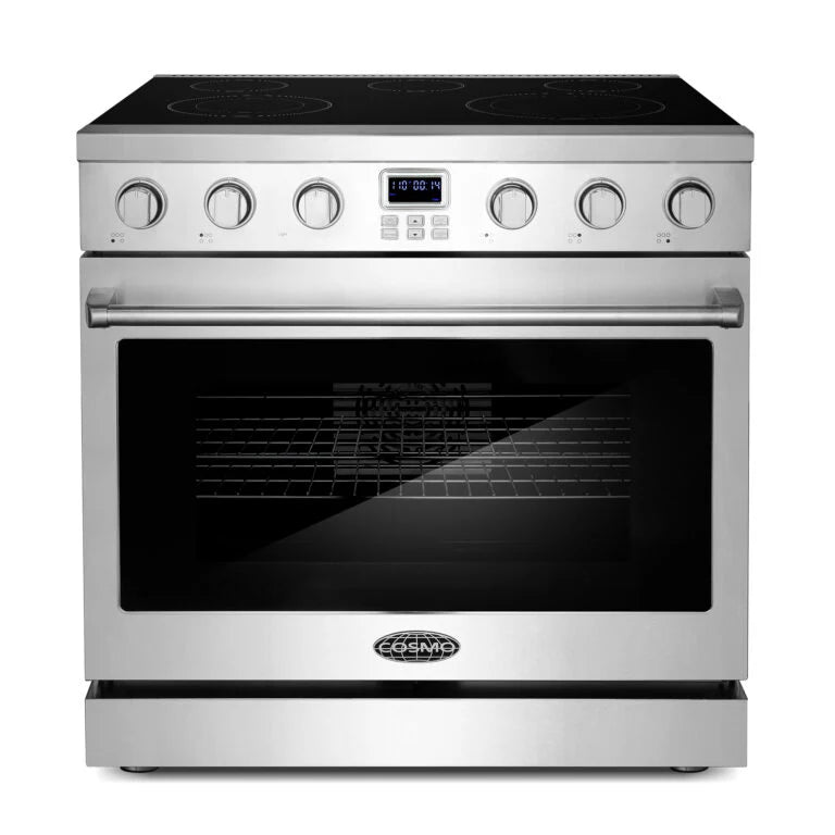 36 6.0 cu. ft. Electric Range with 5 Burner Glass Cooktop and Convection Oven in Stainless Steel M5944