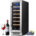 12 Bottle Wine Cooler Refrigerator with Glass Door Q61205