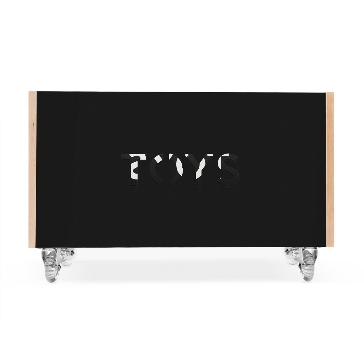 Toy Box Chest on Casters, Birch / White L7882