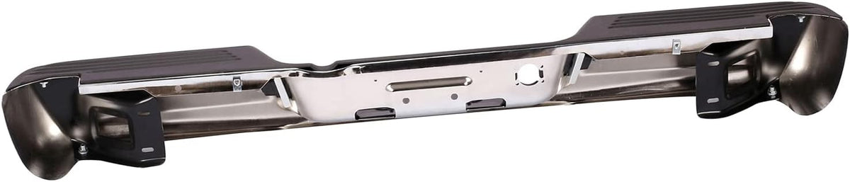 Rear Chrome Step Bumper Face Bar Assembly for Dodge Ram Pickup 2002-2009 W940