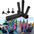 Hitch Mount Flag Pole Holder for 2 Hitch Receivers W146468