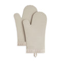 Ribbed Soft Silicone Oven Mitt Set, Set of 2 B65102