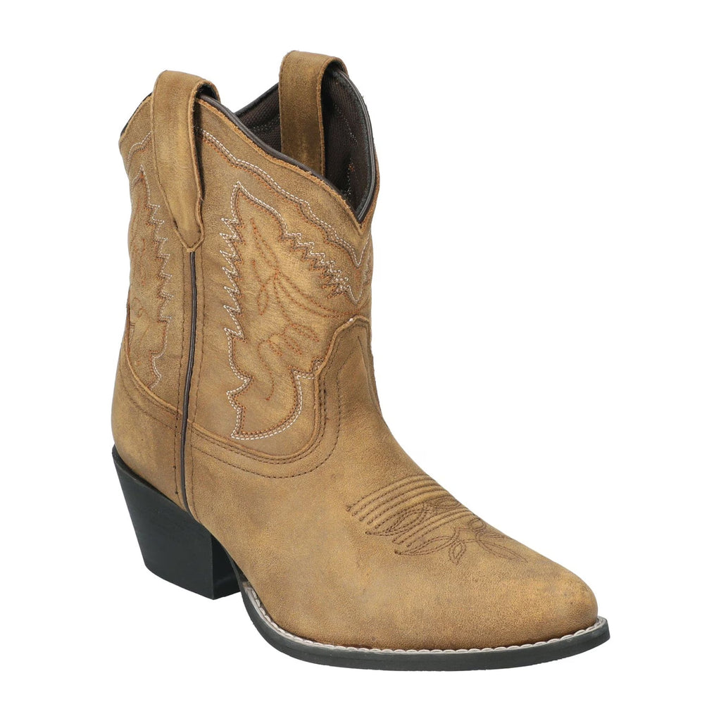 Brown Distressed Western Boot T434996