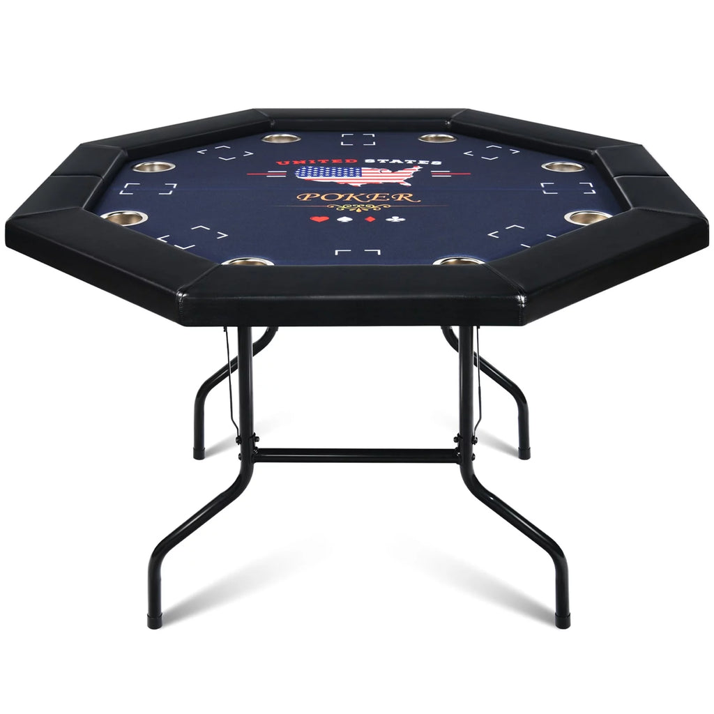 Foldable 8 Player Octagonal Poker Table V7710