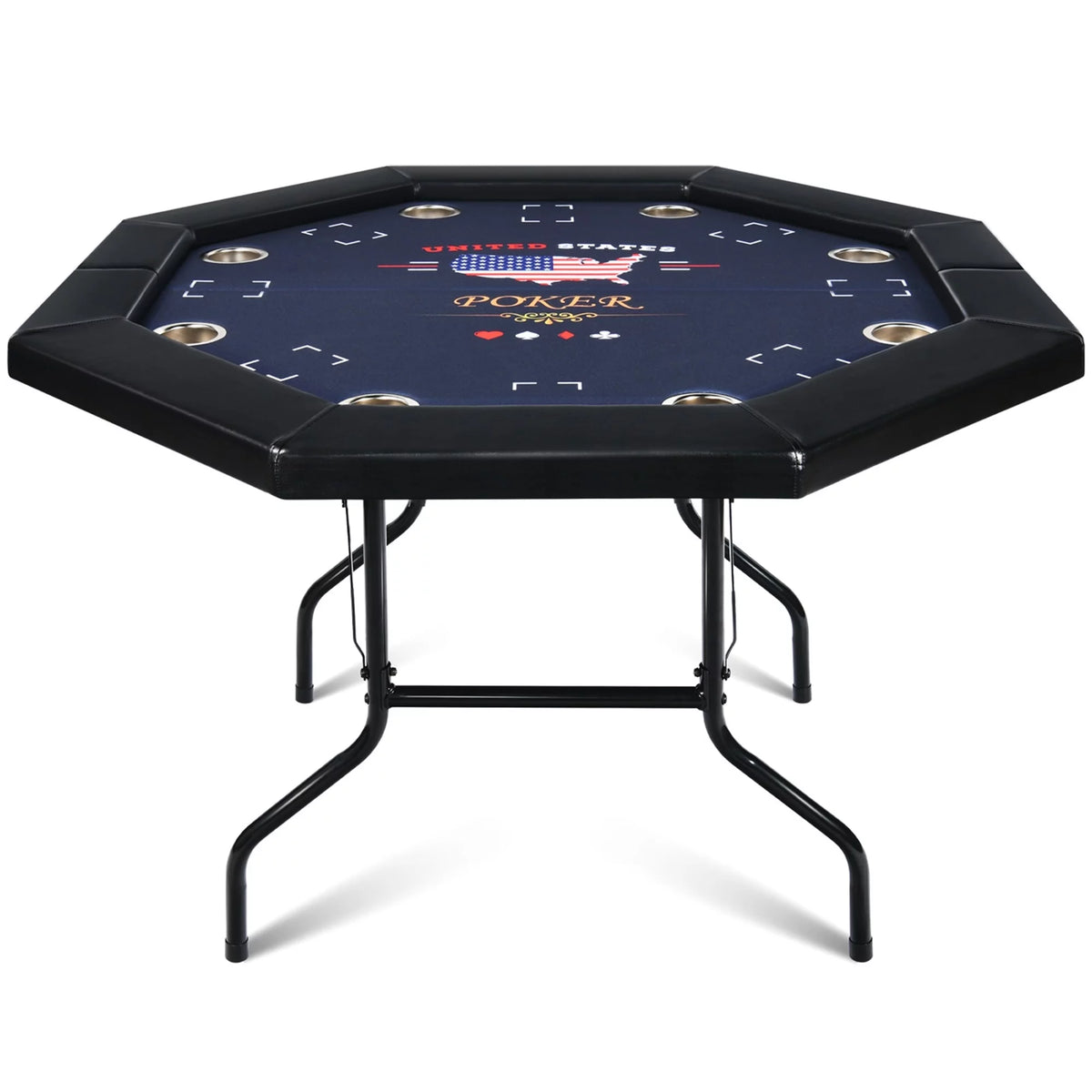 Foldable 8 Player Octagonal Poker Table V7710