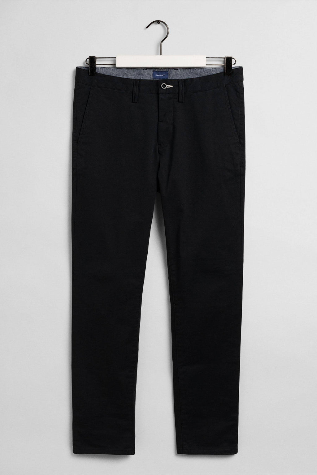 Slim Fit Twill Chinos, Black P553