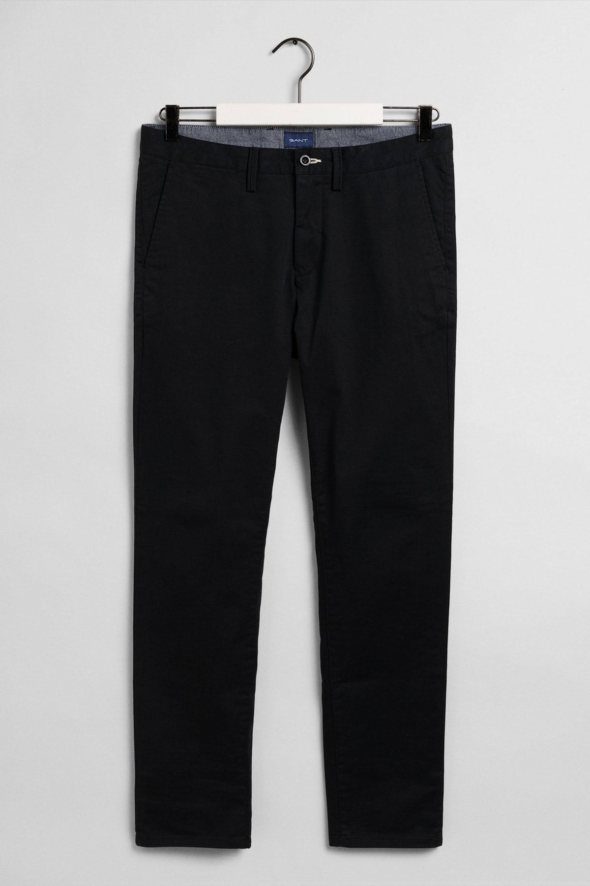 Slim Fit Twill Chinos, Black P553