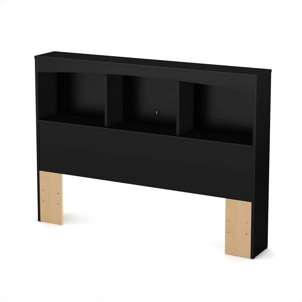 2-Piece Full Bed and Bookcase Headboard Set H7001