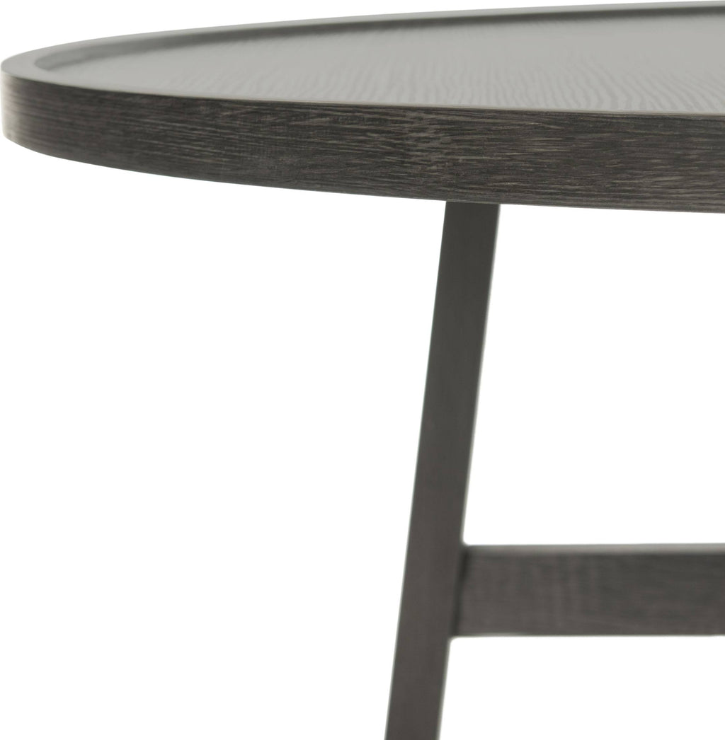 Dark Grey Retro Wood Coffee Table C305026