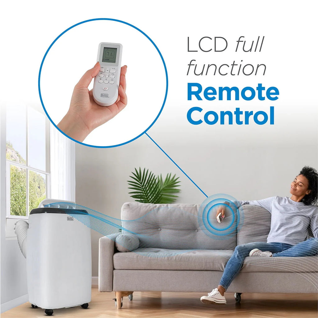 5,000 BTU Portable Air Conditioner with Remote Control, White X8251
