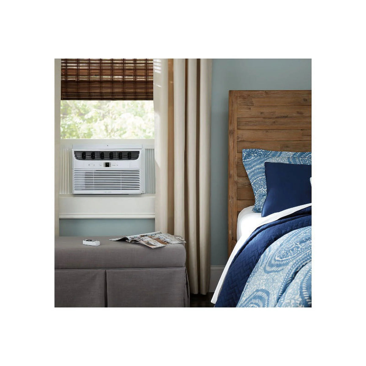 8,000 BTU 115-Volt Window Air Conditioner with Remote WIFI White O998