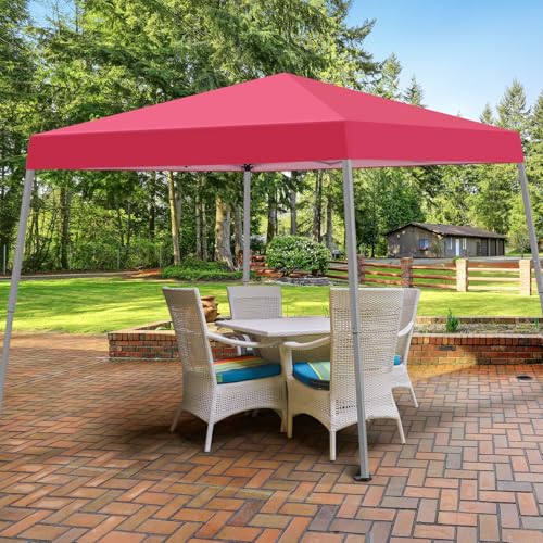 10X10 FT Pop Up Canopy Tent with Carrying Bag Y89945