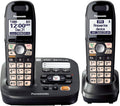 Titanium Black Cordless Amplified Phone with Digital Answering System, 2 Handsets N65358