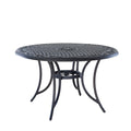 48 in Round Cast Aluminum Outdoor Dining Table T963