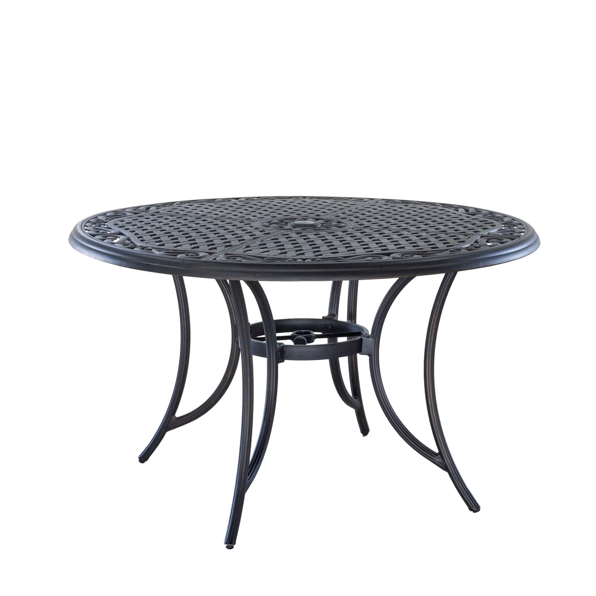 48 in Round Cast Aluminum Outdoor Dining Table T963
