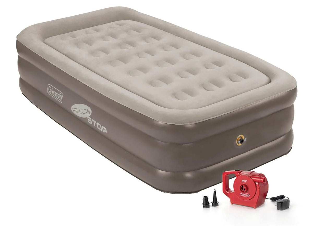 Double-High Airbed with Rechargeable Pump, Twin H300