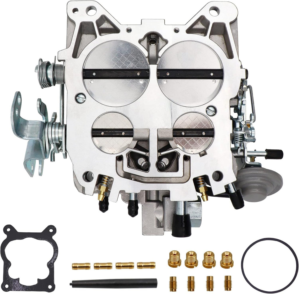 Carburetor 4 Barrel 750 CFM Manual Choke with Gaskets Plugs Jets L6557