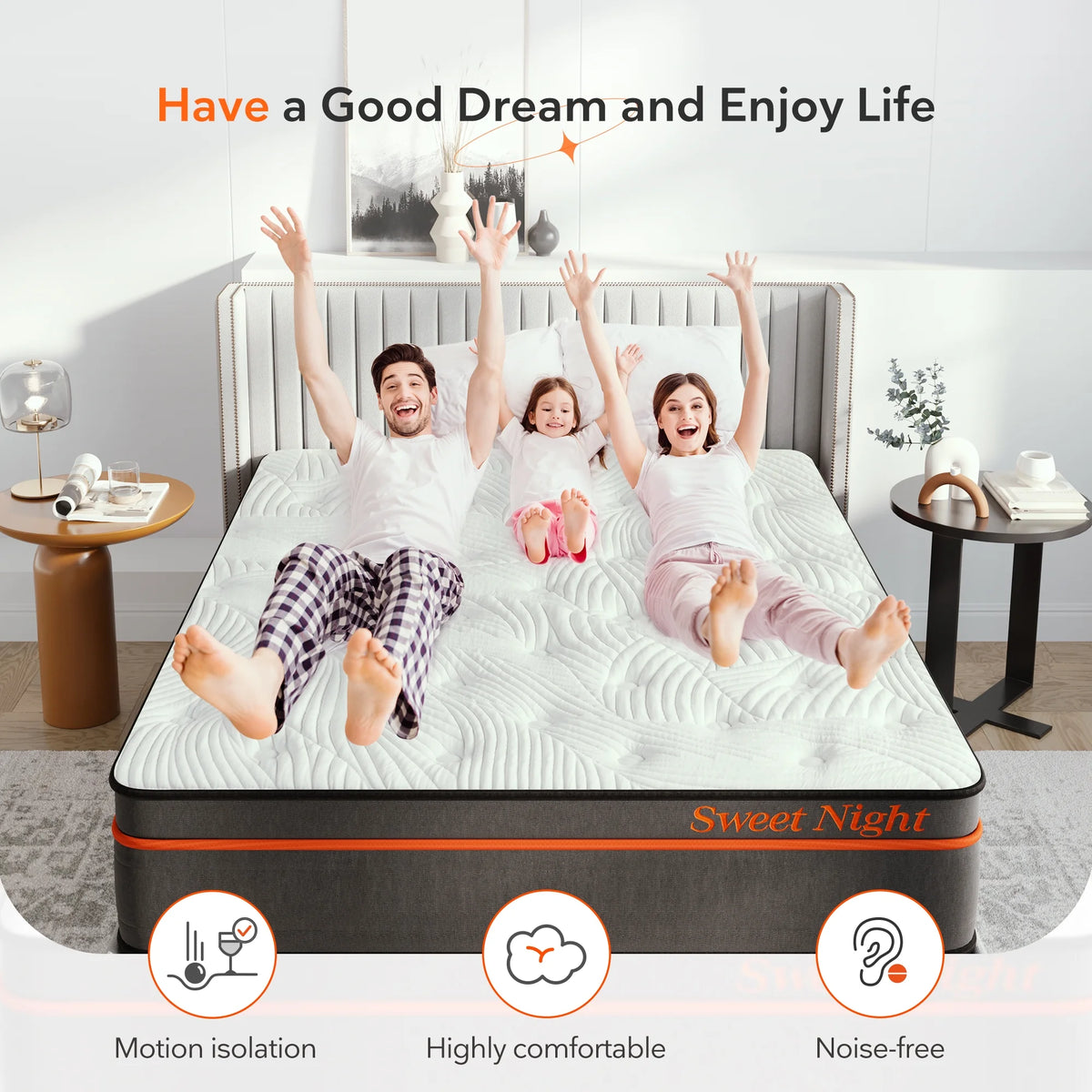 14 Pillow Top Gel Memory Foam Hybrid Mattress Queen Size X137668