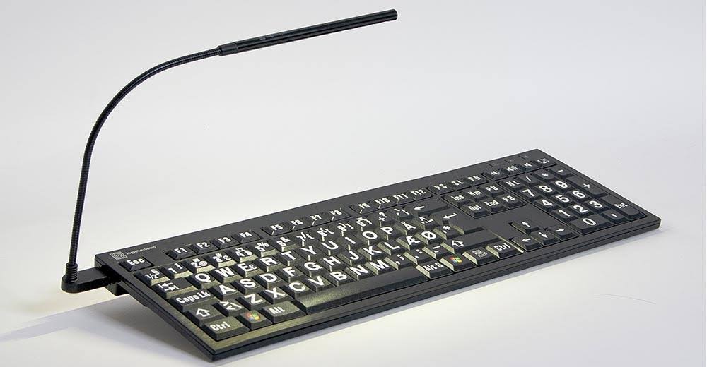 Yellow on Black American English Keyboard G738021