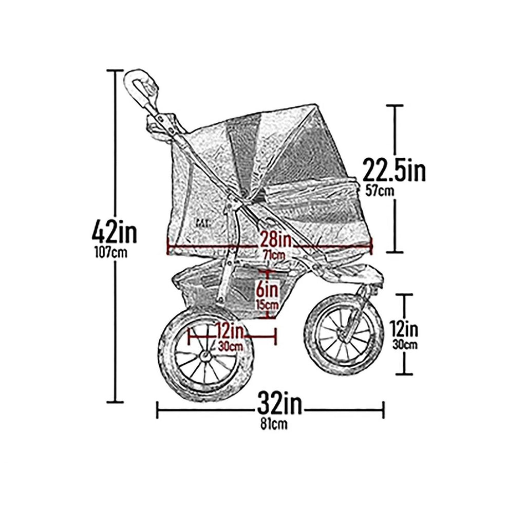 No-Zip Pet Stroller U846