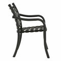Stacking Patio Dining Chair Obsidian Vinyl Y941312