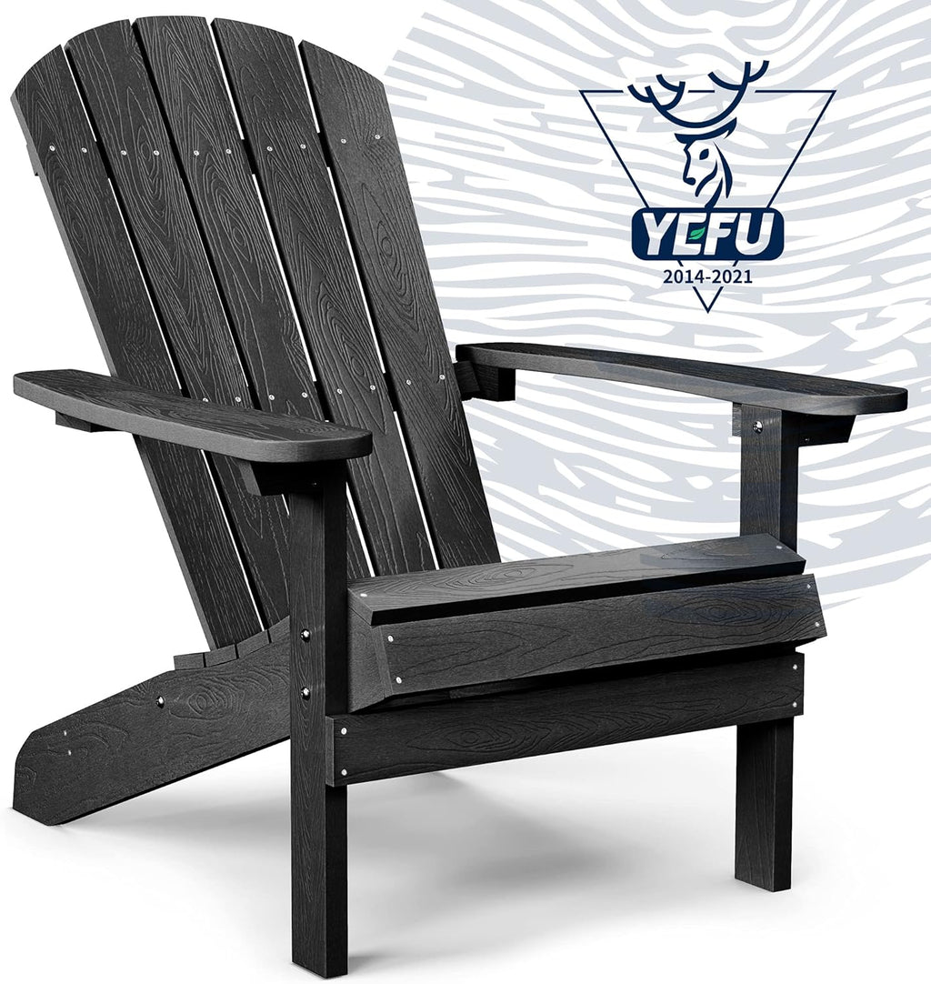 Blue Plastic Adirondack Chair O466