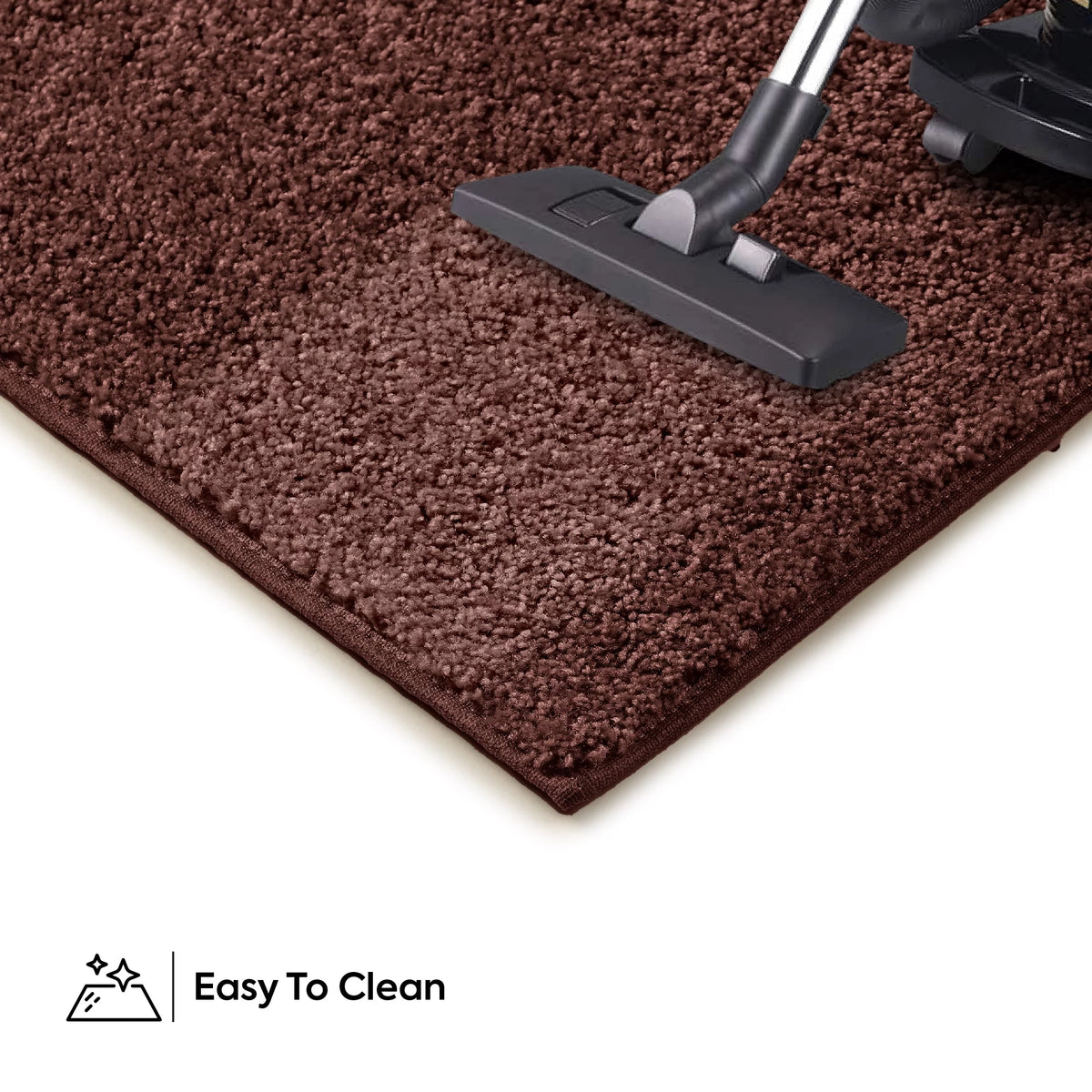 Chocolate Color 2' x 4' Rectangle Rug Set of 20 U65866