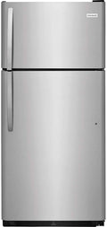 30 Inch Freestanding Top Freezer Refrigerator, 18 cu. ft., Stainless Steel U8966