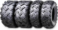 Set of 4 ATV UTV Tires 22x8-10 Front & 22x11-10 Rear 6 Ply M506