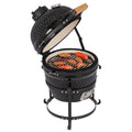 13in Black Ceramic Charcoal BBQ Grill X13648