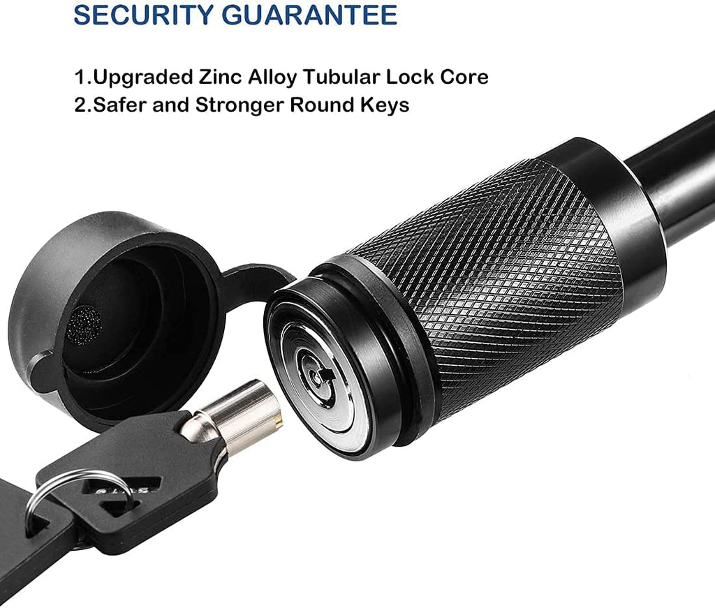 5/8" and 1/2" Black Trailer Hitch Pin Lock Set A460147