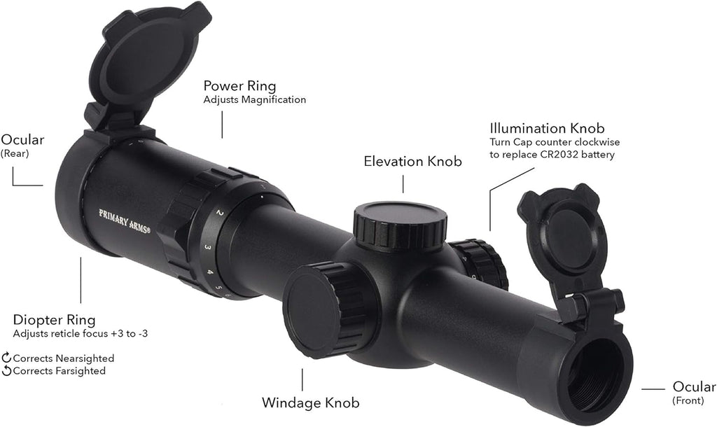 1-6x24 SFP Rifle Scope O4910