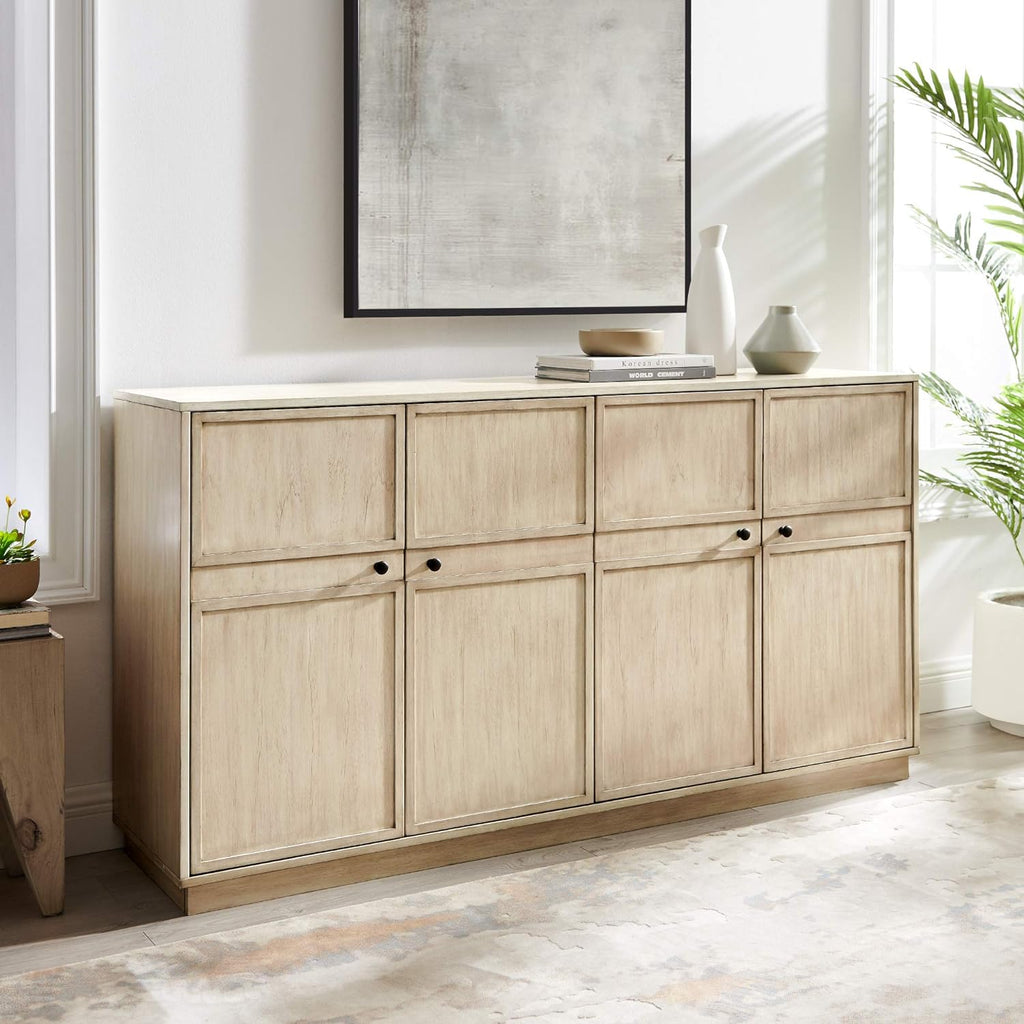 Dark Walnut Wood Storage Cabinet B7537