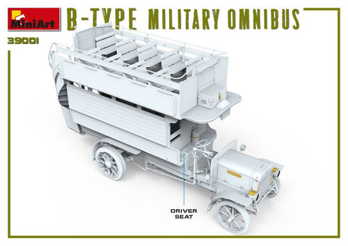 1/35 Scale B-Type Military Omnibus Model Kit W99411