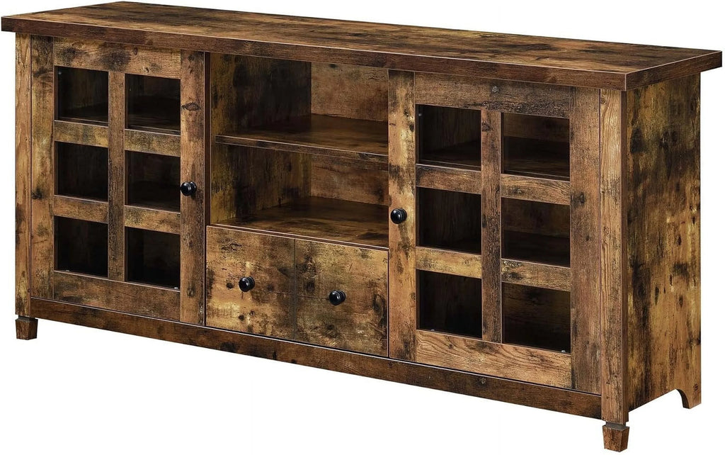 1 Drawer TV Stand With Storage Cabinets And Shelves V449581