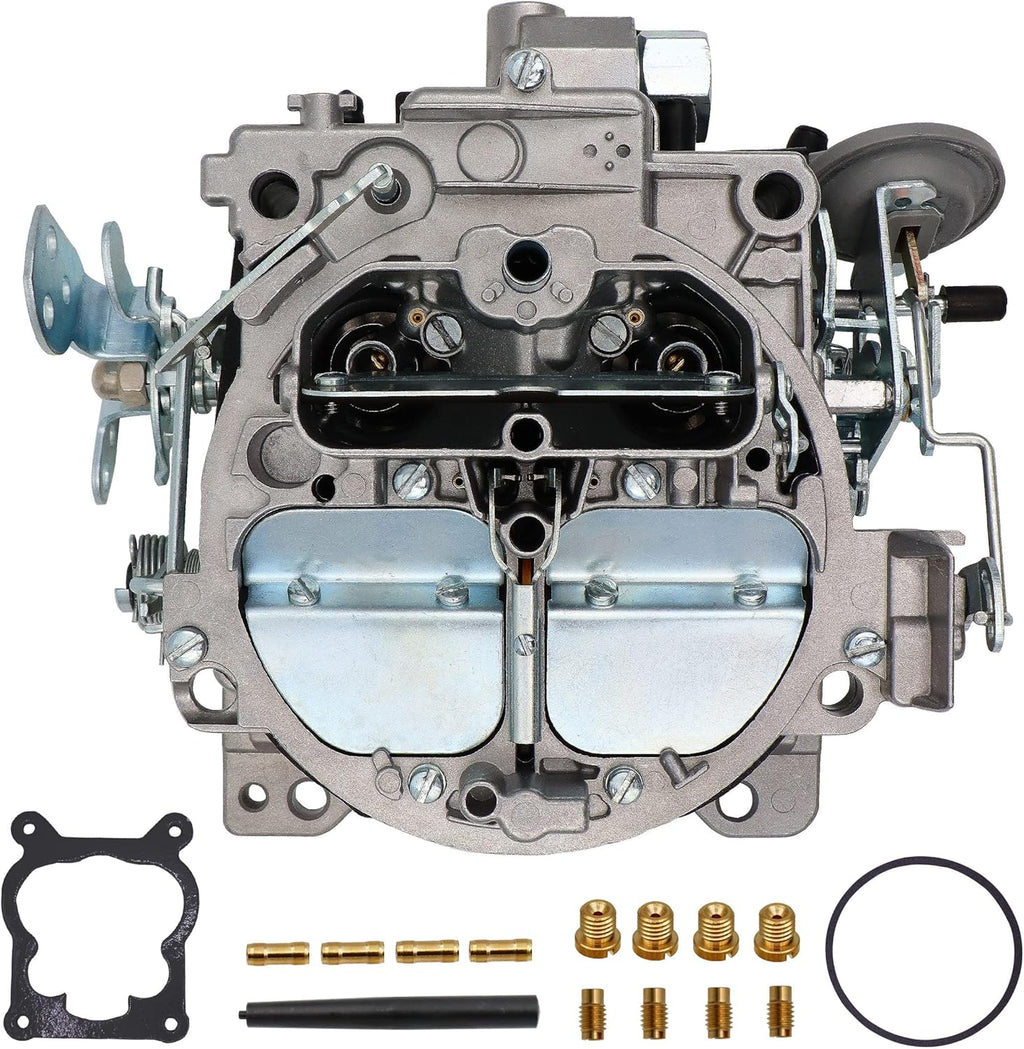 Carburetor 4 Barrel 750 CFM Manual Choke with Gaskets Plugs Jets L6557