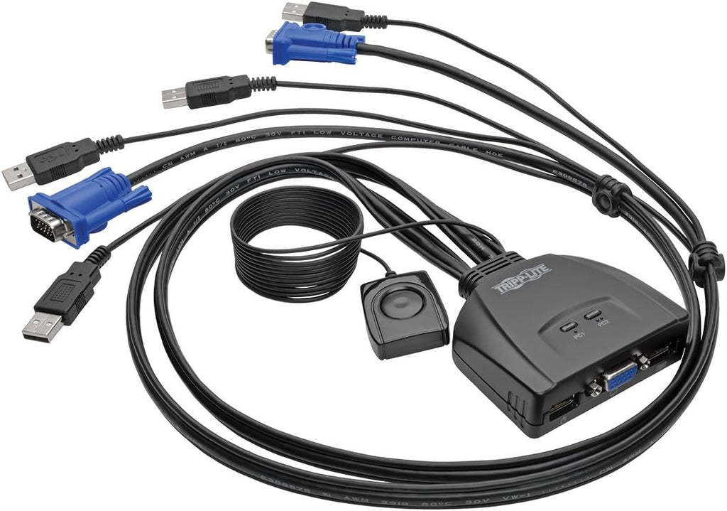 KVM Console to USB 2.0 Laptop Crash Cart Adapter with Video Capture M5806