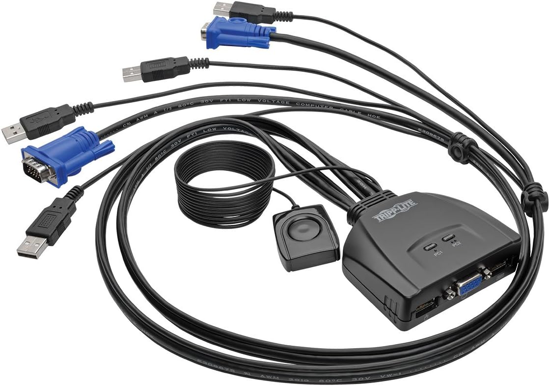 KVM Console to USB 2.0 Laptop Crash Cart Adapter with Video Capture M5806